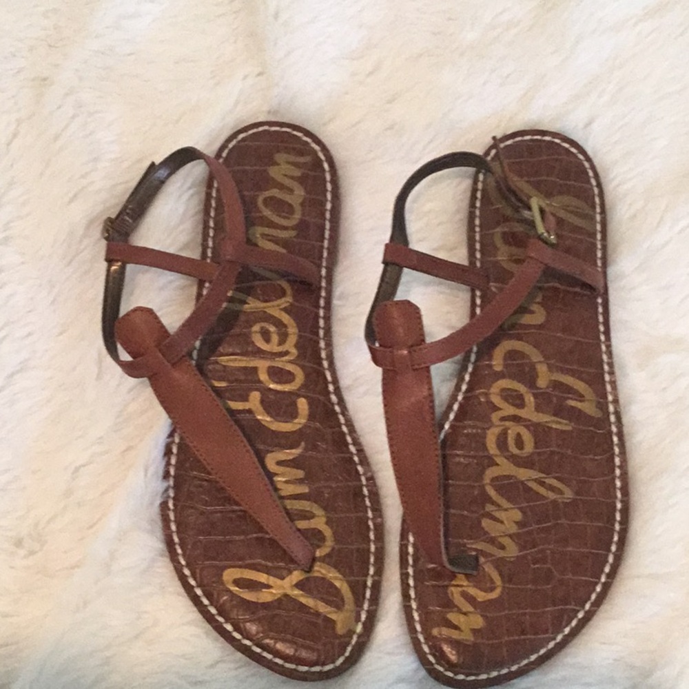 Sam Edelman Gigi Thong in Saddle leather color  Size 8 NWOT